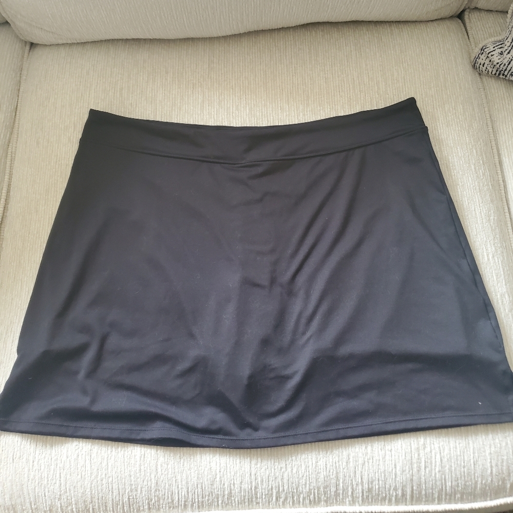 Women's Skort, Size XXL Classic Black